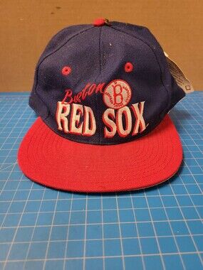 Vintage Boston Red Sox Snapback Hat Baseball Cap MLB Genuine Merchandise